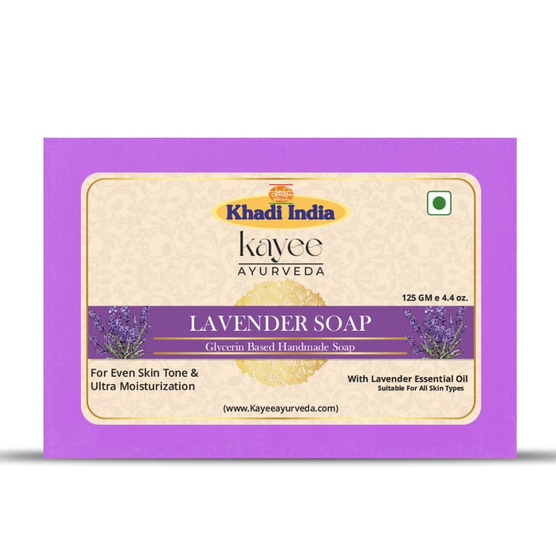 Kayee Ayurveda Khadi Lavender Soap 125gm