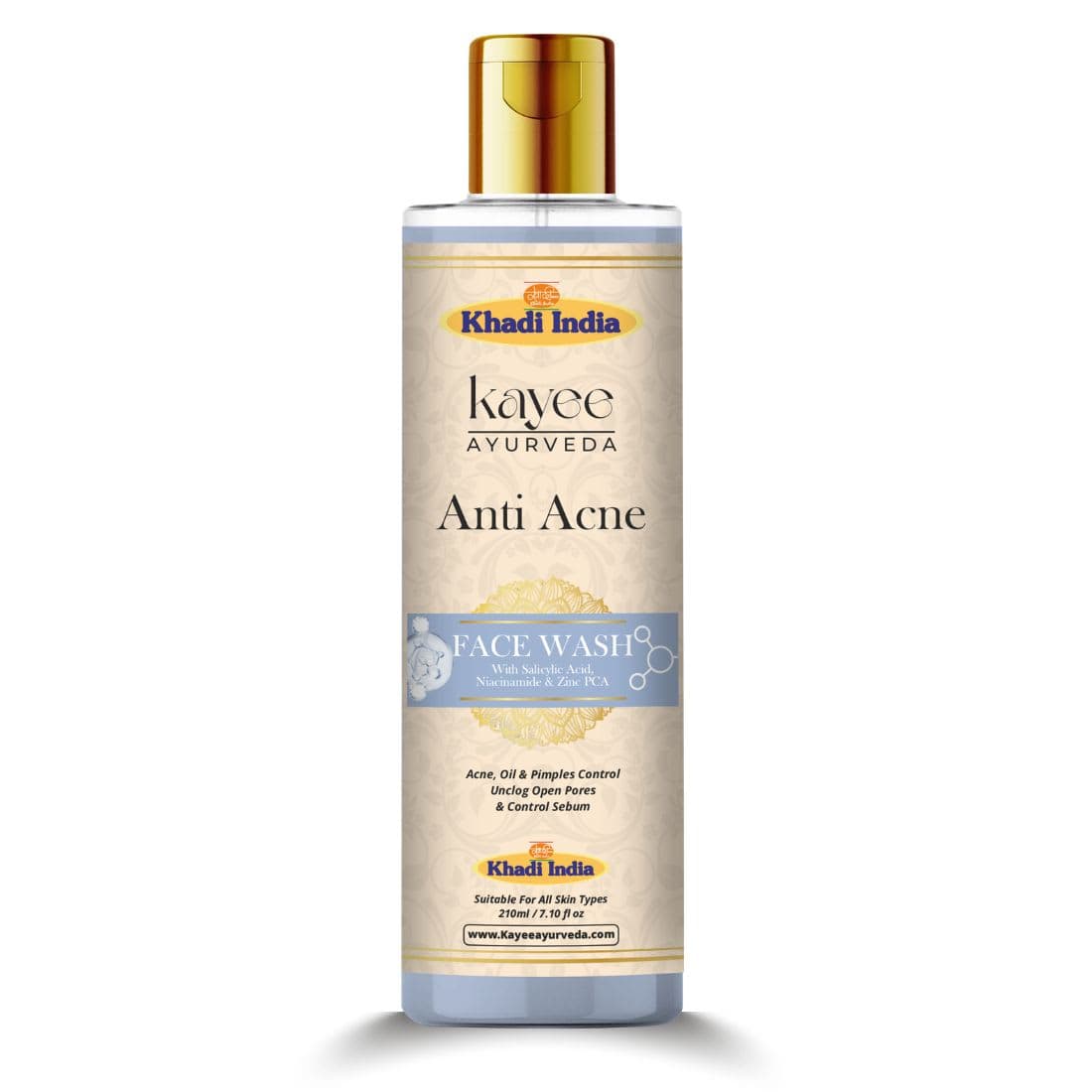 Kayee Ayurveda Khadi Anti Acne Face Wash 210ml