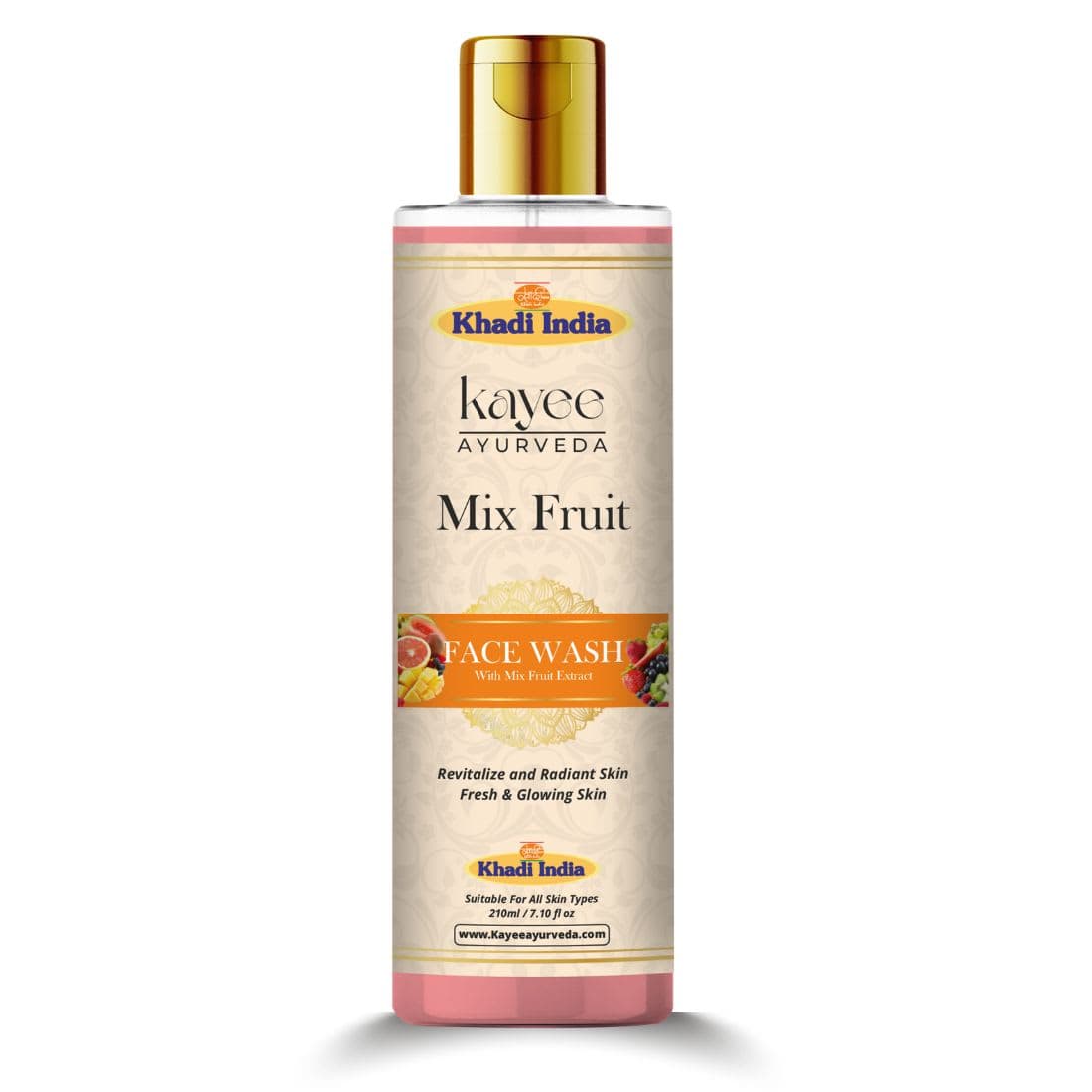 Kayee Ayurveda Khadi Mix Fruit Face Wash 210ml