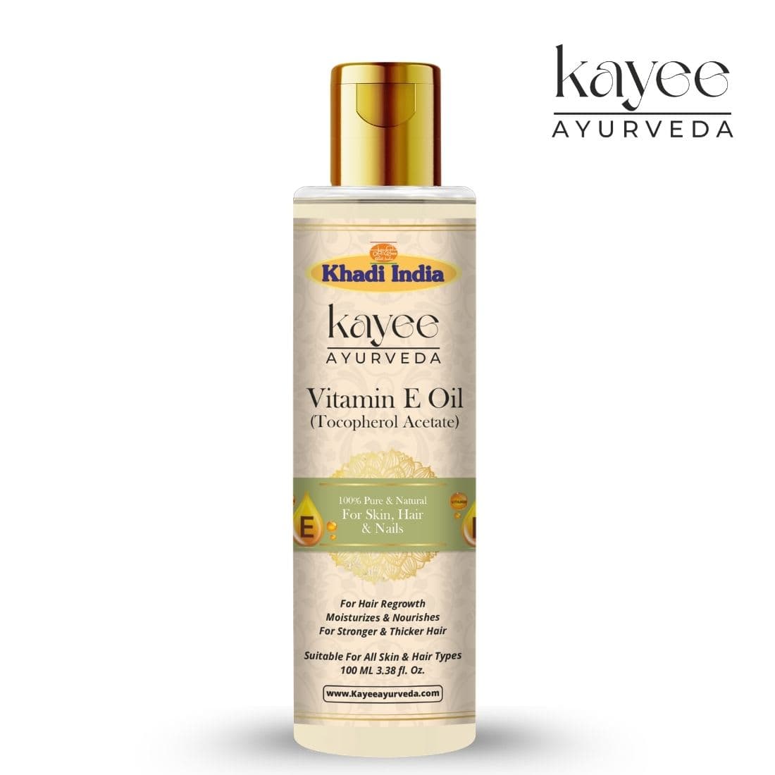 Kayee Ayurveda Khadi Vitamin E Oil Hair Oil 100ml
