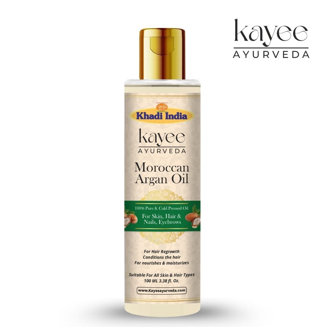 Kayee Ayurveda Khadi Argan Hair Oil 100ml