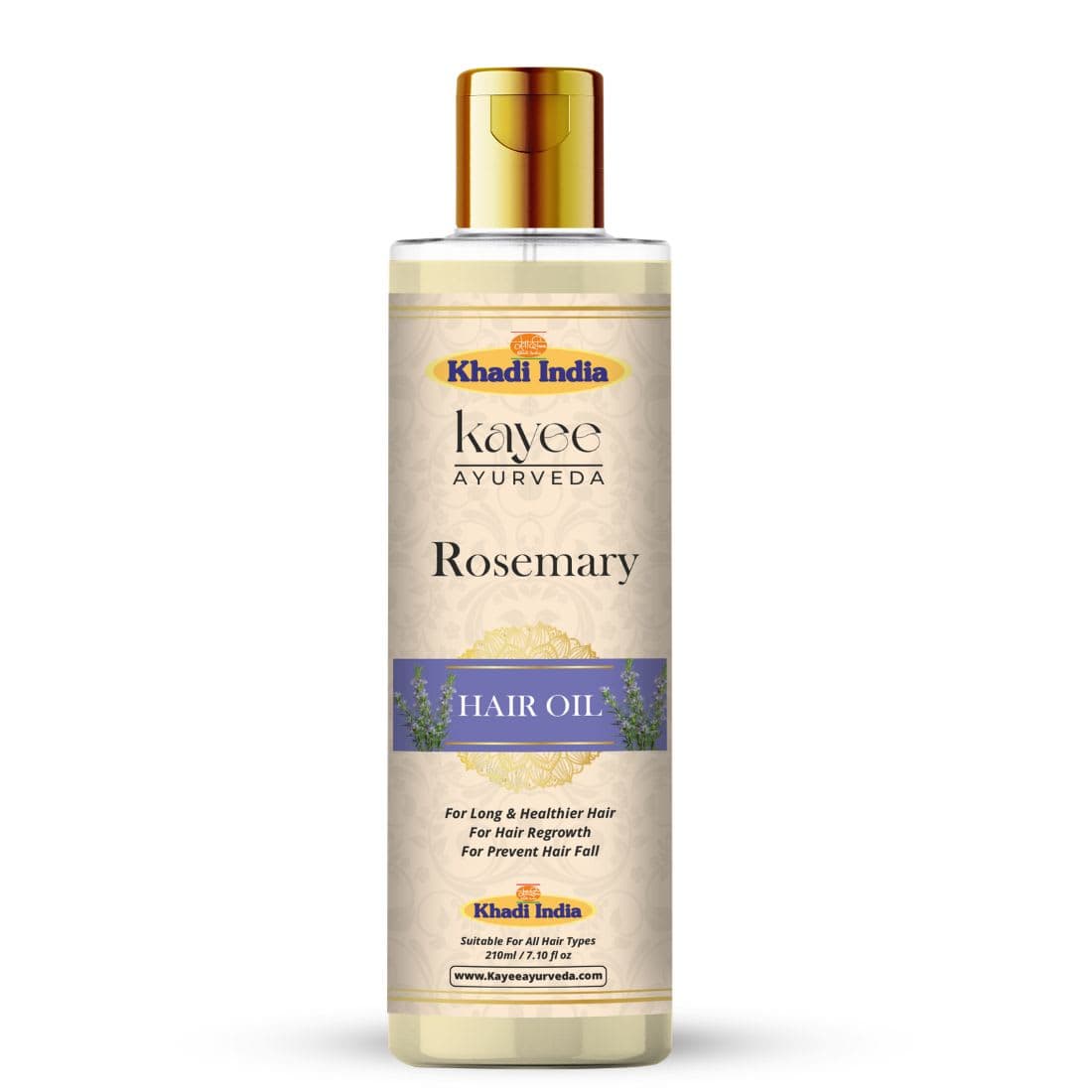 Kayee Ayurveda Khadi Rosemary Hair Oil 210ml
