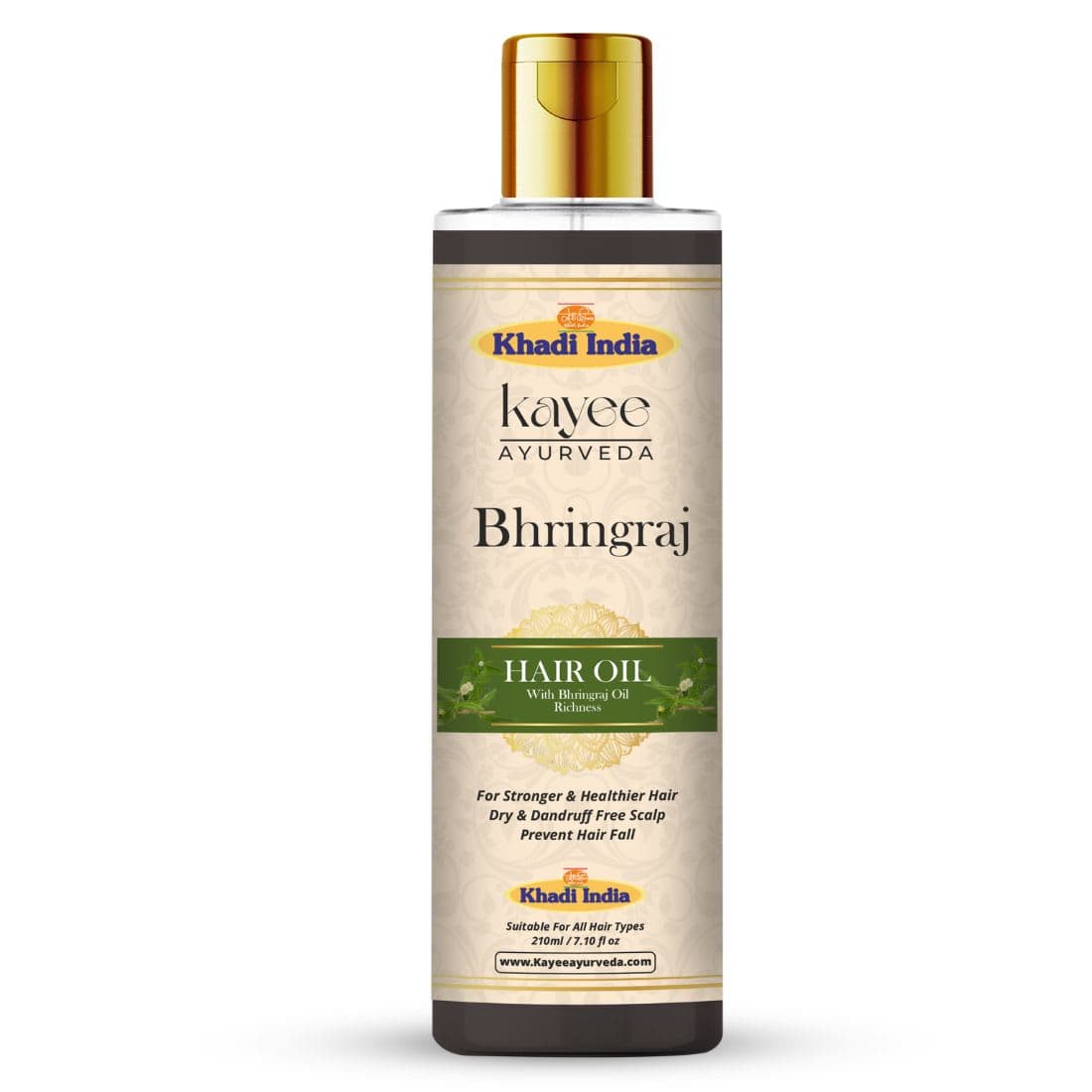 Kayee Ayurveda Khadi Bhringraj Hair Oil 210ml