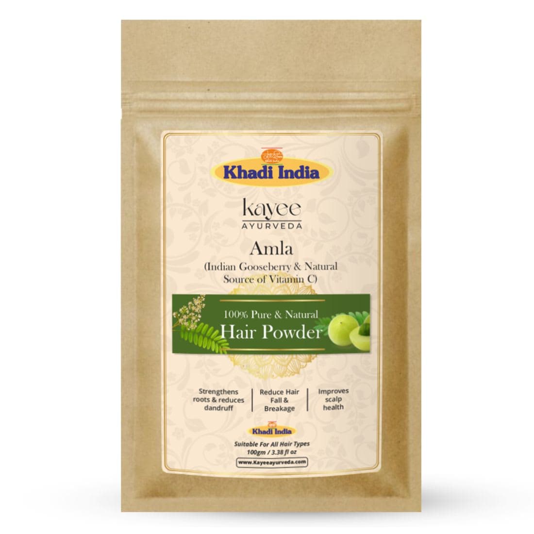 Kayee Ayurveda Khadi Amla Hair Powder 100gm