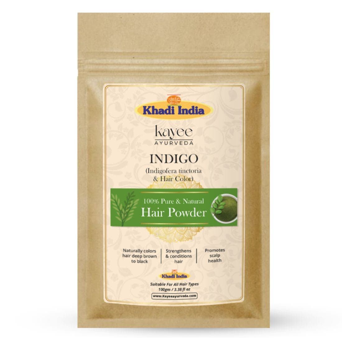 Kayee Ayurveda Khadi Indigo Hair Powder 100gm