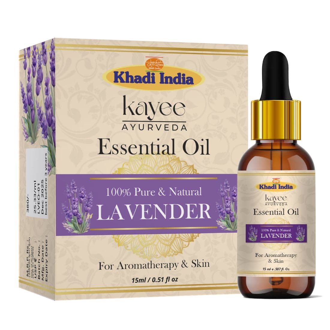 Kayee Ayurveda Khadi Lavender Essential Oil 15 ML Essential Oil 15ml