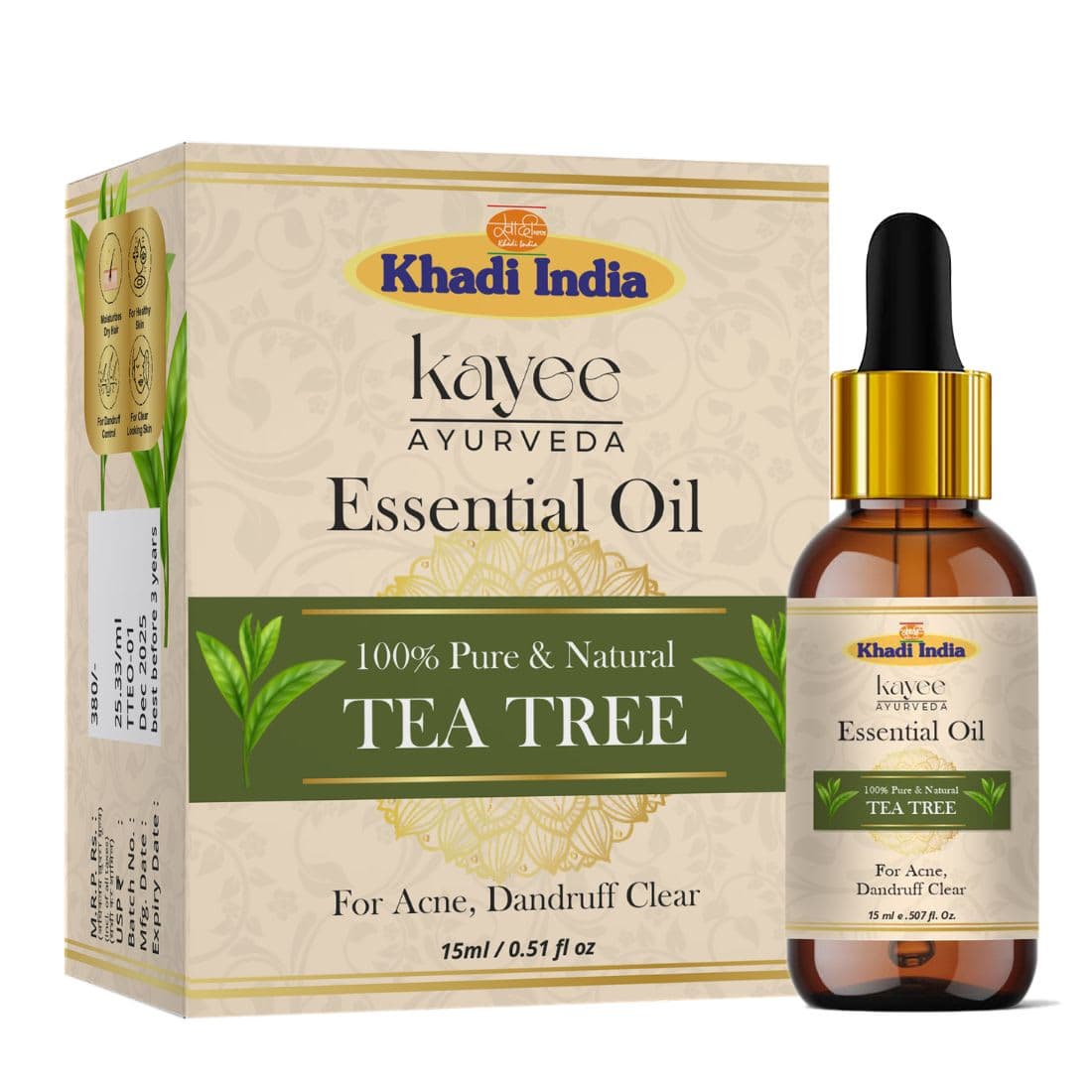 Kayee Ayurveda Khadi Tea Tree Essential Oil 15 ML Essential Oil 15ml