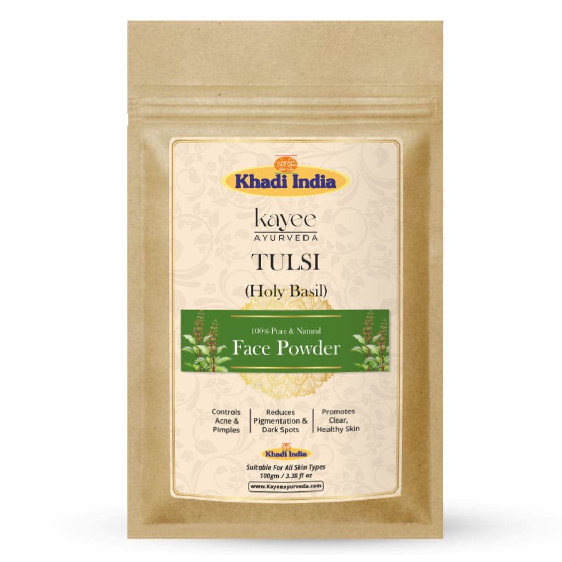 Kayee Ayurveda Khadi Tulsi Face Powder 100gm