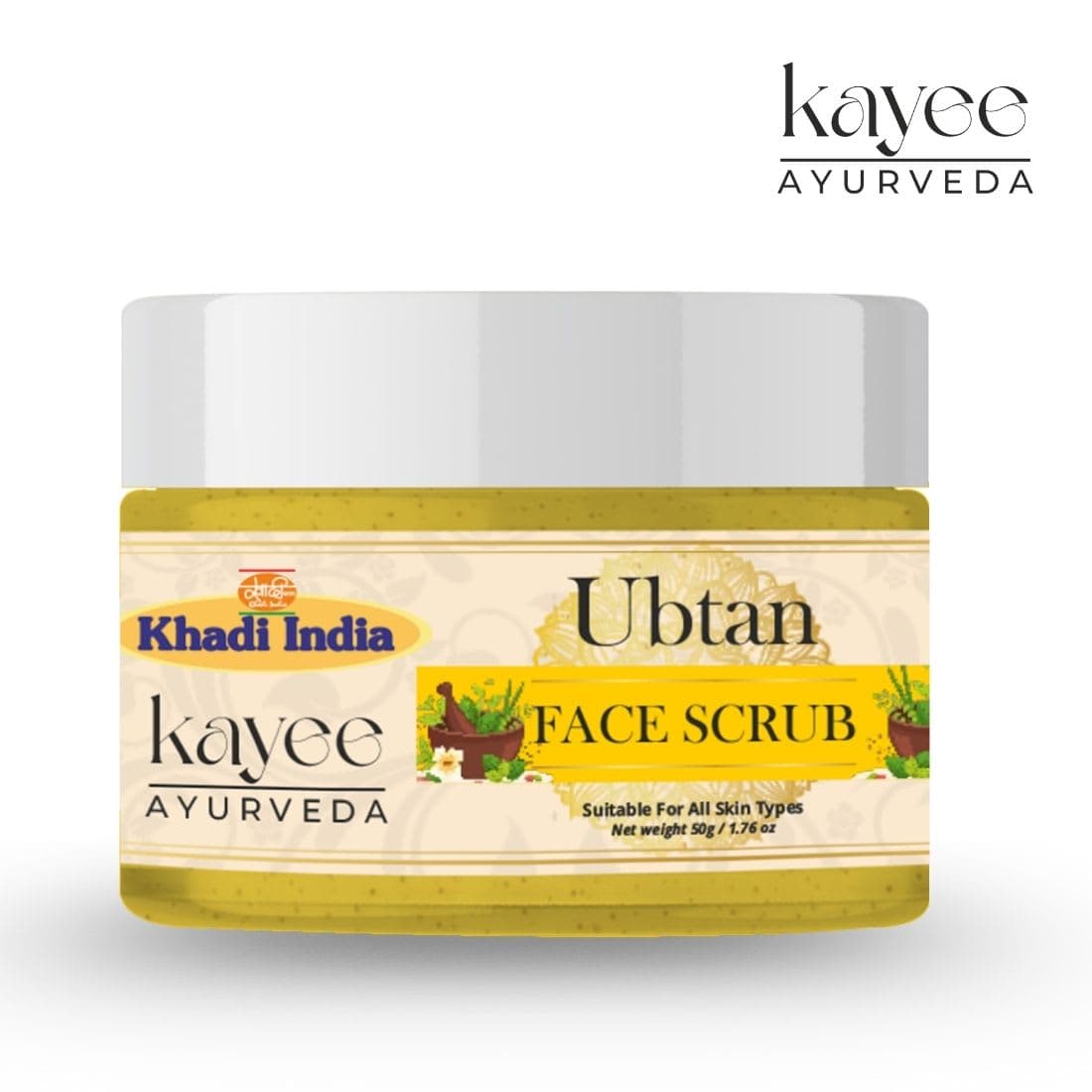 Kayee Ayurveda Khadi Ubtan 50 GM Scrub 50gm